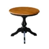 3pc 30" Clay Round Top Pedestal Table With 2 Chairs Dining Sets Black/Brown - International Concepts -Furniture Hotsale Shop GUEST 9e32e3b0 10cf 40b3 af25 29f75f0329f0