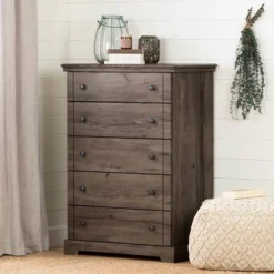 Furniture Hotsale Shop 44 Lilac 5 Drawer Chest - South Shore