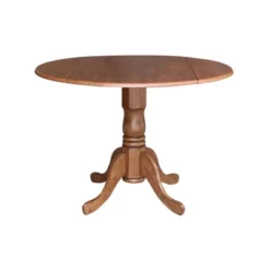 42" Mason Round Dual Drop Leaf Dining Table - International Concepts -Furniture Hotsale Shop GUEST 9f60121c 00f1 437f 87a3 a5e29f90682e