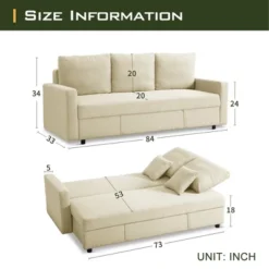 Creath Convertible Sectional Sofas, 3 Seat Couch-The Pop Home -Furniture Hotsale Shop GUEST a28a7c0f 7867 4a95 9be0 d6dada2133f3