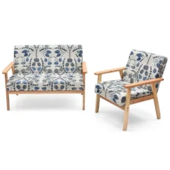 Costway Modern Living Room Sofa Set W/ Loveseat Sofa Couch & Accent Armchair -Furniture Hotsale Shop GUEST a475fe33 31a9 4d27 8b9c 34b672d21ae2