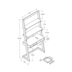 Holten 2 Open Shelves Leaning Desk - MiBasics 15 Holten 2 Open Shelves Leaning Desk - MiBasics -Furniture Hotsale Shop GUEST a8a6e3d4 a206 454c a024 9f632bab4a41