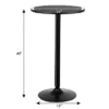Costway 24" Round Pub Table Bistro Bar Height Cocktail Table W/Metal Base Indoor Black 2 Costway 24" Round Pub Table Bistro Bar Height Cocktail Table W/Metal Base Indoor Black -Furniture Hotsale Shop GUEST a8bd34fc f8e9 4ba8 b426 691991e108ee