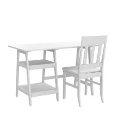 Dornoch 2 Shelf Writing Desk With Chair - HOMES: Inside + Out -Furniture Hotsale Shop GUEST aa4213ac f6d2 4d2d 8932 030b2ceec405