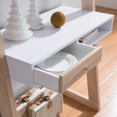 Holten 2 Open Shelves Leaning Desk - MiBasics 4 Holten 2 Open Shelves Leaning Desk - MiBasics - Image 2