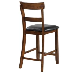 Tangkula Set Of 4 Bar Stools Vintage Wooden Dining Chair For Kitchen, Bistro Brown&Black -Furniture Hotsale Shop GUEST adcd1079 74ae 4237 8b7b 818de43924f3