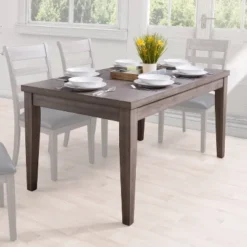 New York Wood Dining Table Washed Gray - CorLiving -Furniture Hotsale Shop GUEST ae8d82c3 87eb 4a79 a17a 7c0232d4a165