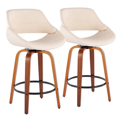 Set Of 2 Fabrico Height Barstools - LumiSource 14 Set Of 2 Fabrico Height Barstools - LumiSource - Image 12