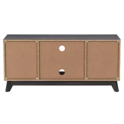 Hollywood Wood Grain TV Stand For TVs Up To 55" With Drawers Dark Gray - CorLiving -Furniture Hotsale Shop GUEST b0ed215b fe1e 4474 8b15 4ea9cdd81e21