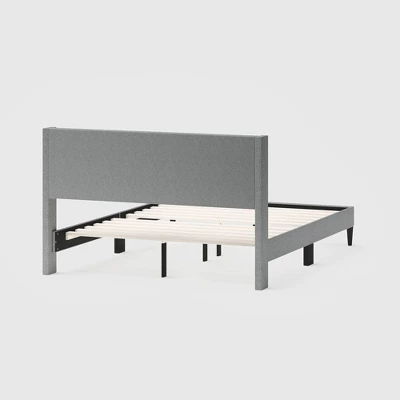 Queen Lindon Chevron Upholstered Bed In A Box - RST Brands 6 Queen Lindon Chevron Upholstered Bed In A Box - RST Brands - Image 4