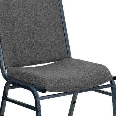Flash Furniture HERCULES Series Heavy Duty Gray Fabric Stack Chair 7 Flash Furniture HERCULES Series Heavy Duty Gray Fabric Stack Chair - Image 5