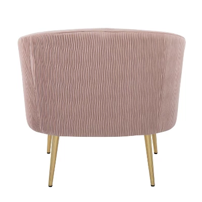 Tania Pleated Waves Accent Chair - Lumisource 4 Tania Pleated Waves Accent Chair - Lumisource - Image 2