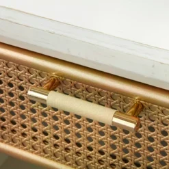 Lati Rattan Drawer End Table White/Natural - Buylateral -Furniture Hotsale Shop GUEST b43e9d26 4933 4485 bbca cbf248bd0361