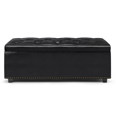 Rectangular Springfield Lift Top Storage Ottoman - WyndenHall 9 Rectangular Springfield Lift Top Storage Ottoman - WyndenHall - Image 7