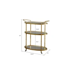 Lauren Bar Cart Antique Gold -Furniture Hotsale Shop GUEST b575c1bc f874 49e0 aa31 6950ca99e266