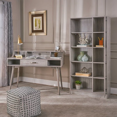 2pc Brenda Mid Century Home Office Set - Christopher Knight Home 3 2pc Brenda Mid Century Home Office Set - Christopher Knight Home