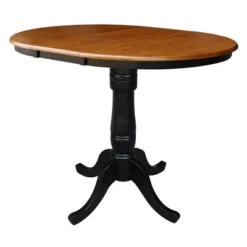 36" Round Counter Height Dining Table With 12" Leaf - International Concepts -Furniture Hotsale Shop GUEST b64b8625 0728 4e9e 9e8d ca2df7f5668c