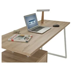 Modern Design Computer Desk With Storage Sand Stone - Techni Mobili -Furniture Hotsale Shop GUEST b7241a30 7e47 4209 9d0f e0d867915346