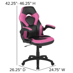Emma And Oliver Gaming Racing PC Chair With Flip-up Arms -Furniture Hotsale Shop GUEST b964e4ff f6b6 47ed 8179 ae6d08358bee