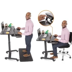 Cruizer Premier Electric Height Adjustable Mobile Podium With Keyboard Tray – Black – Stand Steady 22 Cruizer Premier Electric Height Adjustable Mobile Podium With Keyboard Tray – Black – Stand Steady -Furniture Hotsale Shop GUEST b9facaf1 35e5 42d3 808c d5522732f29f