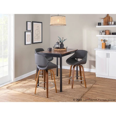 Set Of 2 Fabrico Height Barstools - LumiSource 9 Set Of 2 Fabrico Height Barstools - LumiSource - Image 7