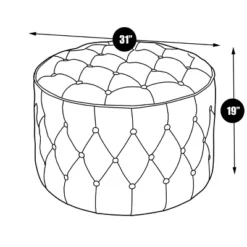 Adna Ottoman - Chic Home -Furniture Hotsale Shop GUEST bda05f72 0043 44b2 ba11 80320c590a2c
