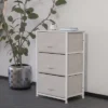 Emma And Oliver 3 Drawer Vertical Storage Dresser With Wood Top & Fabric Pull Drawers -Furniture Hotsale Shop GUEST bdff6f6b 7886 4c01 80ae fbe1e271a358