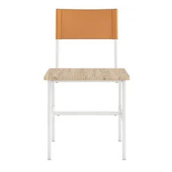 2pk Boulevard Café Dining Chairs Metal And Faux Leather - Sauder -Furniture Hotsale Shop GUEST bedba9df aee2 4a35 847c 16acb6b17793