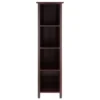 55.98" 5 Tier Milan Storage Shelf Or Bookshelf Tall Walnut - Winsome -Furniture Hotsale Shop GUEST c27c5f8f 7332 49ee a278 c2e131fae12e