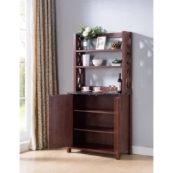 Doria Baker Rack Red Brown - MiBasics -Furniture Hotsale Shop GUEST c52a70ba 1f5e 453e a2c5 5e81fe16608c
