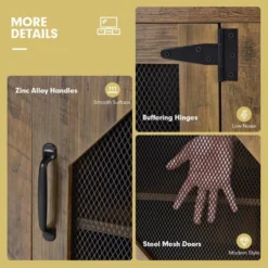 Costway TV Stand Entertainment Media Center For TVs Up To 65'' W/Steel Mesh Doors 18 Costway TV Stand Entertainment Media Center For TVs Up To 65'' W/Steel Mesh Doors -Furniture Hotsale Shop GUEST c546cd0c 41b8 4d5f 8c25 8f1ea3f50ee6