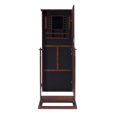 Chiara Cheval Mirror/Jewelry Wardrobe Walnut - Powell Company 5 Chiara Cheval Mirror/Jewelry Wardrobe Walnut - Powell Company - Image 3