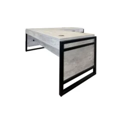 Mason Modern Wood Laminate Open L Desk - Martin Furniture