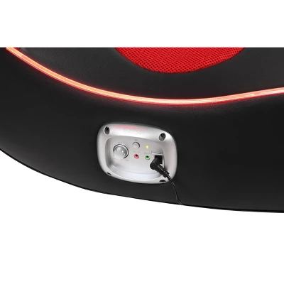 Flash Neo Fiber LED Wired Audio Floor Rocker Gaming Chair Red/Black - X Rocker 7 Flash Neo Fiber LED Wired Audio Floor Rocker Gaming Chair Red/Black - X Rocker - Image 5