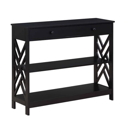 Titan 1 Drawer Console Table With Shelves - Breighton Home 9 Titan 1 Drawer Console Table With Shelves - Breighton Home - Image 7