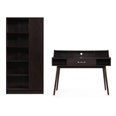 2pc Brenda Mid Century Home Office Set - Christopher Knight Home 9 2pc Brenda Mid Century Home Office Set - Christopher Knight Home - Image 7