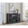 Bar Cabinet With Two Curved Glass Doors - Home Source -Furniture Hotsale Shop GUEST ca04ea48 f33f 4f2c 8a6f e9853afd5387