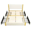 Costway FullQueen Size Upholstered Bed Frame Wooden Slatted Adjustable Headboard 4 Drawers -Furniture Hotsale Shop GUEST cae8e4ab 5929 413d 9db6 0014358c1c08