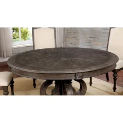 5pc Darja Round Dining Table Set Brown - HOMES: Inside + Out -Furniture Hotsale Shop GUEST ceb06eb2 2cea 4744 8d0f c9a60872a542