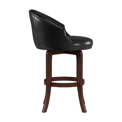 30" Dartford Swivel Barstool Brown/Black - Hillsdale Furniture 4 30" Dartford Swivel Barstool Brown/Black - Hillsdale Furniture - Image 2