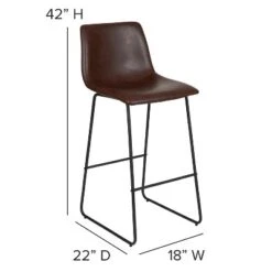 Emma And Oliver Set Of 2 Kitchen Bar Height Stool - 30 Inch LeatherSoft Barstool 21 Emma And Oliver Set Of 2 Kitchen Bar Height Stool - 30 Inch LeatherSoft Barstool -Furniture Hotsale Shop GUEST d00c92ac f2c0 40bc 9855 c7f8b32790f0