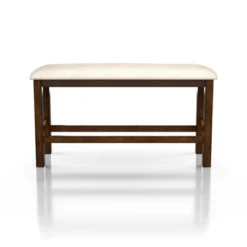 Foret Padded Counter Height Bench Rustic Oak/Beige - HOMES: Inside + Out 8 Foret Padded Counter Height Bench Rustic Oak/Beige - HOMES: Inside + Out -Furniture Hotsale Shop GUEST d02ce6a5 2fd0 4055 aa62 b4565bc28a0b