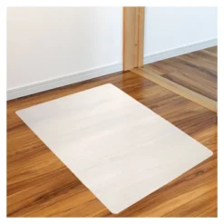 30"x47" Polypropylene Anti Slip Rectangular Chair Mat For Hard Floors White - Floortex -Furniture Hotsale Shop GUEST d1663d76 820d 4176 b172 1d289c324052