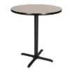 36" Round Composite Core Bar Height Dining Table Laminated Gray With Black Steel Base - Hampden Furnishings 1 36" Round Composite Core Bar Height Dining Table Laminated Gray With Black Steel Base - Hampden Furnishings -Furniture Hotsale Shop GUEST d1f14127 5606 4454 897c b1aad1a4a202