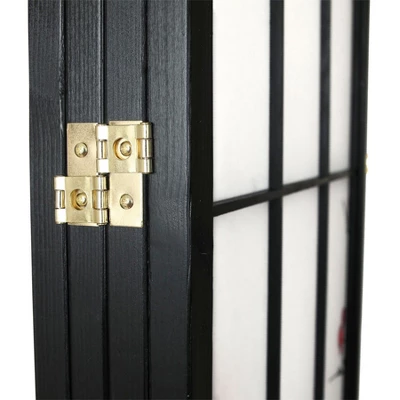 Legacy Decor Room Divider Privacy Screen Panel Blossom Shoji Design 5 Legacy Decor Room Divider Privacy Screen Panel Blossom Shoji Design - Image 3