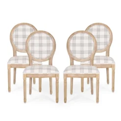 Set Of 4 Phinnaeus French Country Fabric Dining Chairs - Christopher Knight Home -Furniture Hotsale Shop GUEST d4996a88 c579 480d 98d3 ce82d71e6581