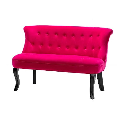 Jane 47" Velvet Button-tufted And Wing Back Loveseat Solid Wood And Cabriole Legs For Living Room And Bedroom | ARTFUL LIVING DESIGN 12 Jane 47" Velvet Button-tufted And Wing Back Loveseat Solid Wood And Cabriole Legs For Living Room And Bedroom | ARTFUL LIVING DESIGN - Image 10