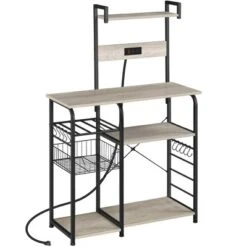 Yaheetech 4-Tier 55" Kitchen Baker's Rack With Power Outlet -Furniture Hotsale Shop GUEST d695c0ac d2f5 4720 82c4 59d43b2568d3