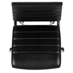 Emma And Oliver Mid-Back Armless LeatherSoft Ribbed Executive Swivel Office Chair 23 Emma And Oliver Mid-Back Armless LeatherSoft Ribbed Executive Swivel Office Chair -Furniture Hotsale Shop GUEST d69c80af ce72 483f 8329 11e59befd548