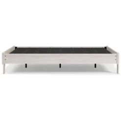 Queen Shawburn Platform Bed White/Dark Charcoal Gray - Signature Design By Ashley -Furniture Hotsale Shop GUEST d75e7296 065b 4a9a aabd fb72031e359c